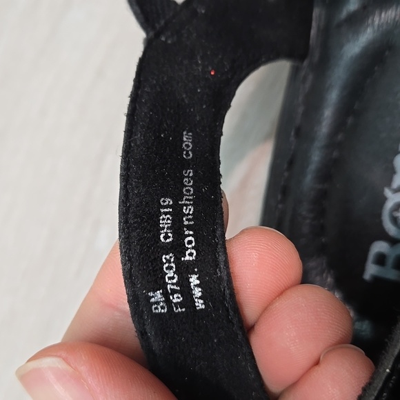 Born Women Leather Ankle Thong Sandals Slide shoes sz 8M - Picture 10 of 10